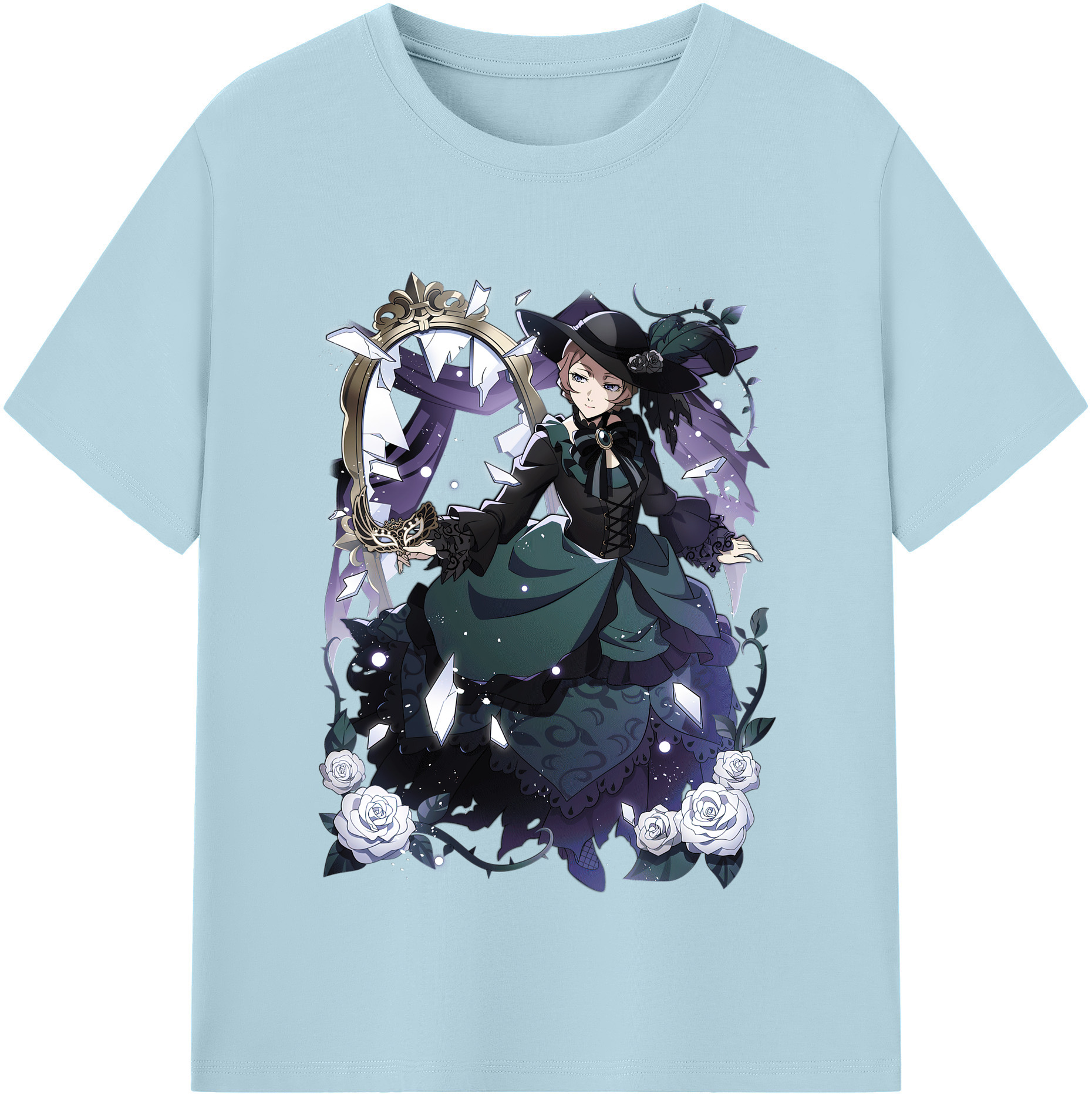 （画像用） 文豪ストレイドッグス Bungo Stray Dogs 綿100％半袖Tシャツ（フロントプリント）